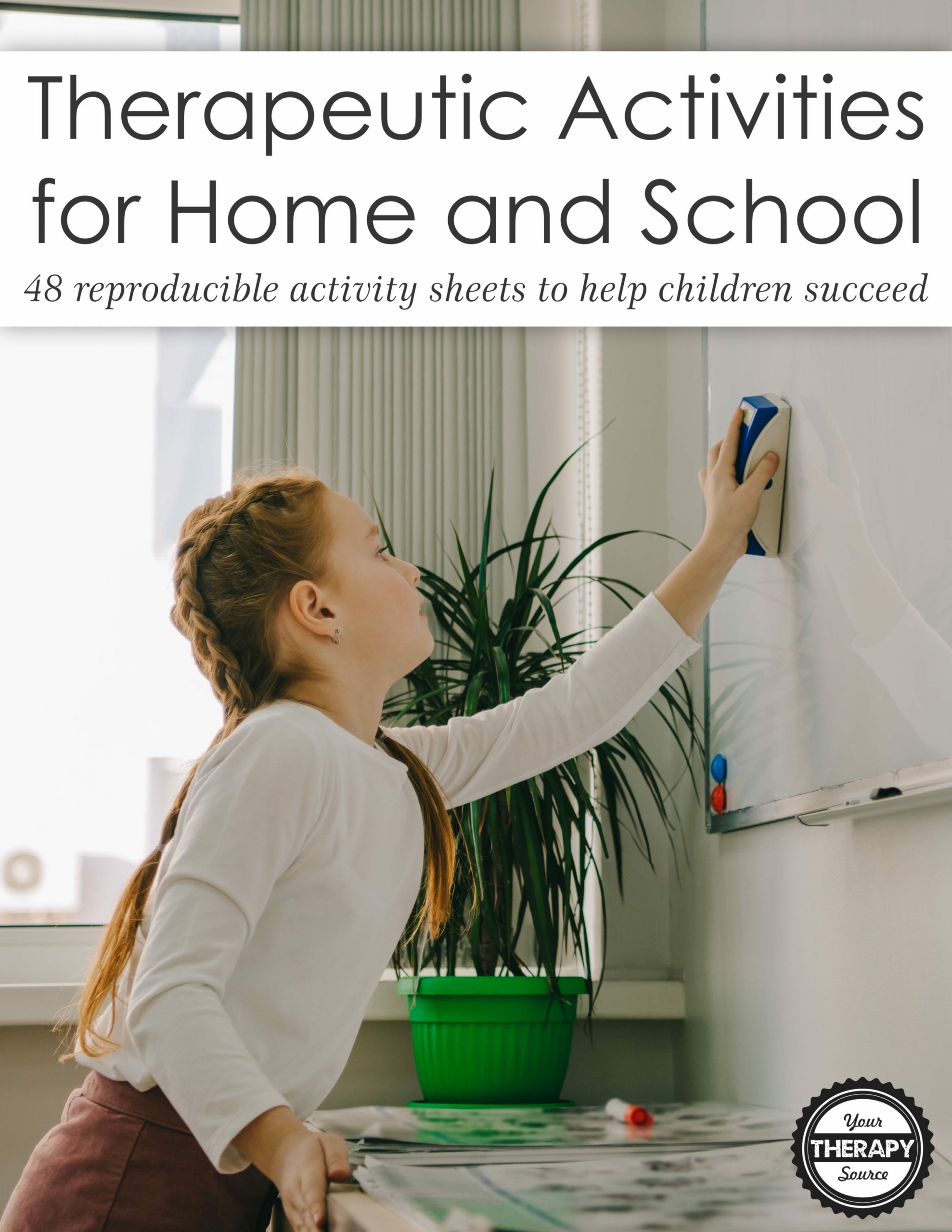 Therapeutic Activities for Home and School digital download provides pediatric therapists with over forty, uncomplicated, reproducible activity sheets and tips that can be given to parents and teachers.