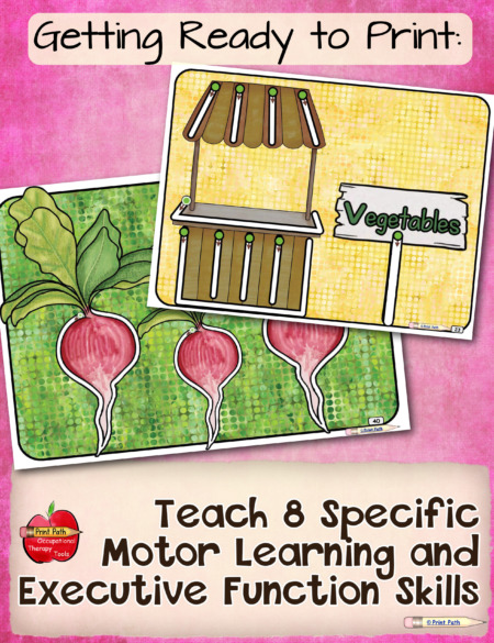 Pre-Handwriting Fruits Vegetables