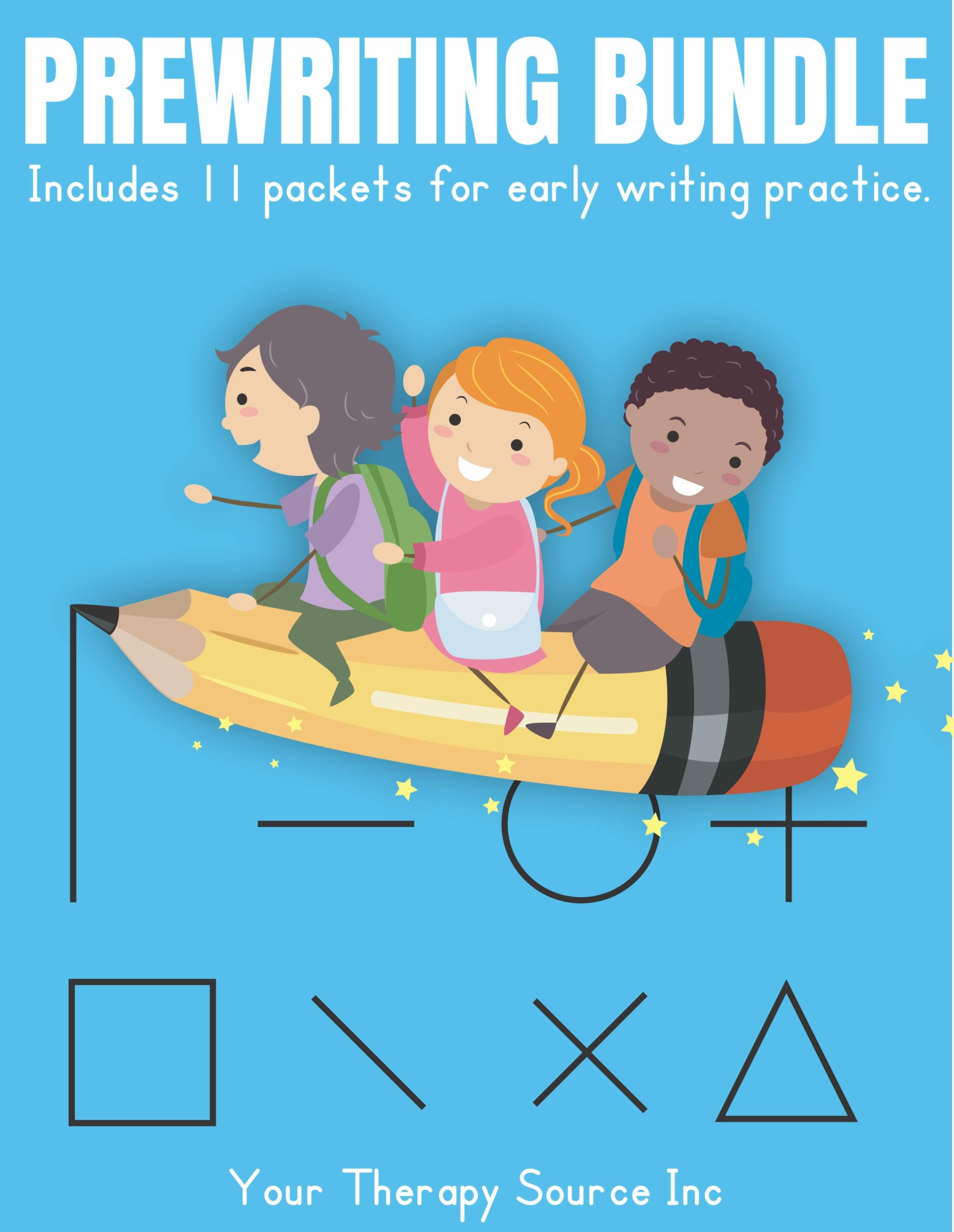 The Prewriting Bundle helps start students on the right path to form good writing habits prior to letter formation or use to practice the skills necessary for legible handwriting.
