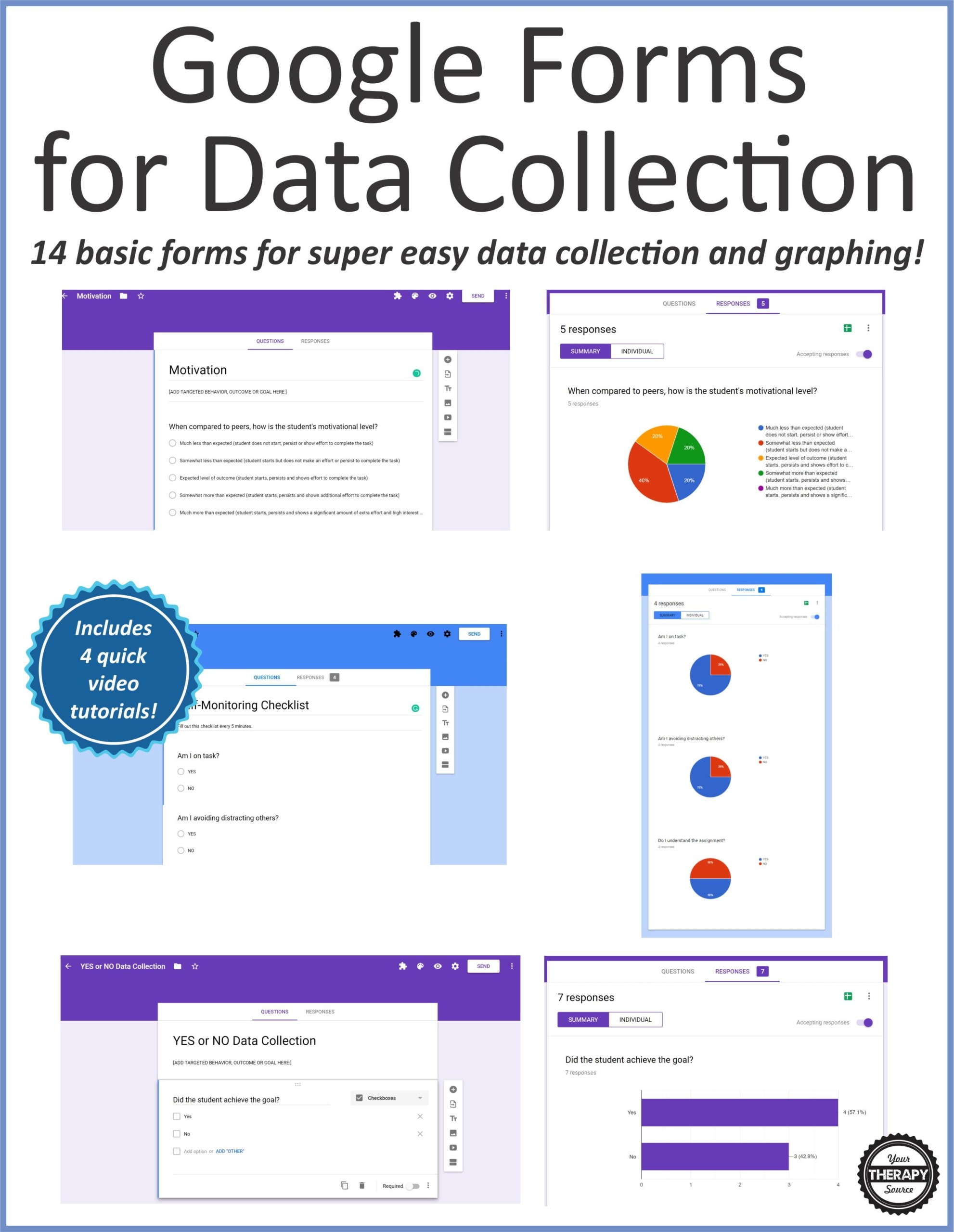 Google Forms for Special Education - Templates and Tutorials