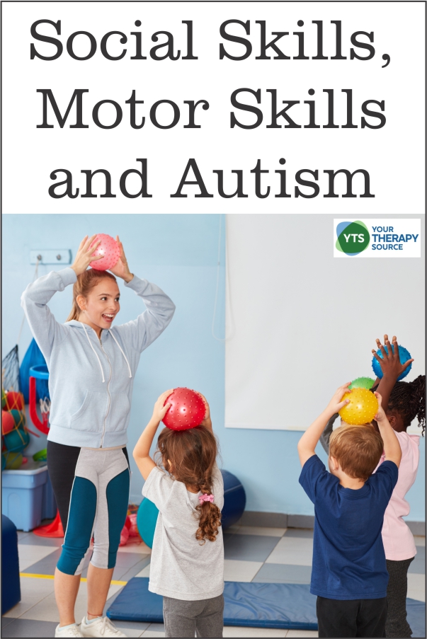 How are social skills, motor skills, and autism associated with each other? Previous research indicates that deficits in communication, social skills and motor skills are characteristics of individuals with autism spectrum disorder.
