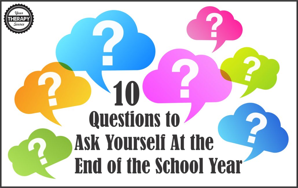 10 Self Reflection Questions to Ask Yourself at the End of the School Year - what did you accomplish, how can you improve and more!