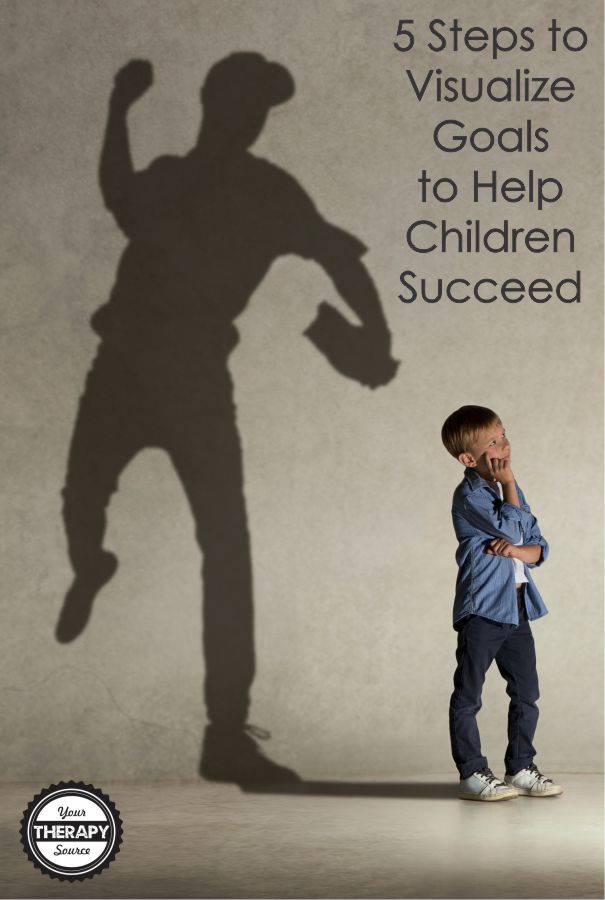 You can teach children how to visualize goals in order to help them succeed.