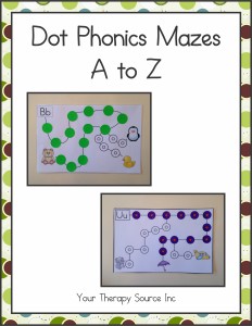 Dot Phonics Mazes
