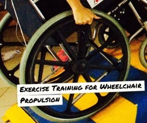 Exercise wheelchair propulsion