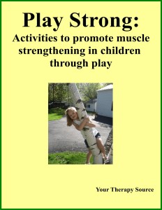 Play Strong ebook for children from www.YourTherapySource.com