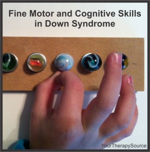 fine motor cognitive skills down syndrome