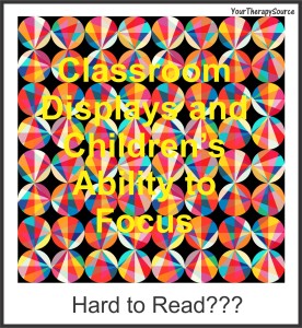 classroom displays and focus