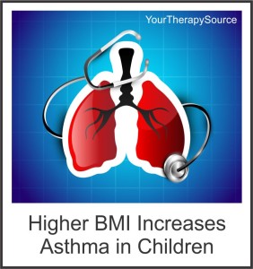 bmi increases risk of asthma