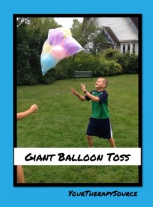 Giant Balloon Toss - www.YourTherapySource.com