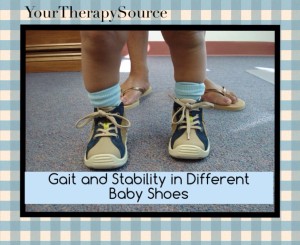 Gait and Stability in Different Baby Shoes