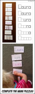 complete the name puzzle - www.YourTherapySource.com