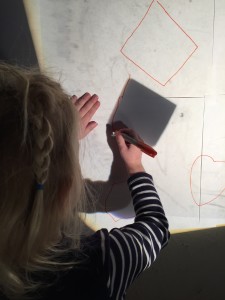 Shapes on Projector to Trace from www.YourTherapySource.com