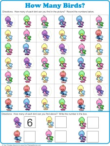 Spring Visual Perceptual Puzzle freebie- www.YourTherapySource.com