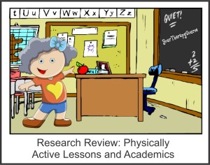 physically active lessons and academics - www.YourTherapySource.com