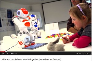 robots help students with handwriting - www.YourTherapySource.com/blog1