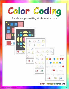 Color Coding from https://www.yourtherapysource.com/colorcoding
