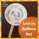 If you need a fun gross motor group activity idea that also includes fine motor skills and coordination skills, this balloon bat is perfect. 