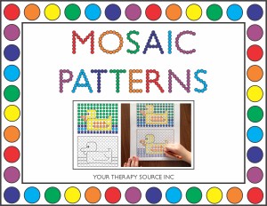 Mosiac Patterns from https://www.yourtherapysource.com/mosaic.html