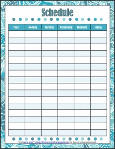 Therapy Planner Schedule Freebie from https://www.yourtherapysource.com/therapyplanner.html