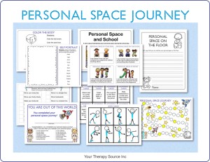 Body Awareness Games Personal Space Journey from www.YourTherapySource.com
