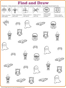 find and draw freebie for Halloween from https://www.yourtherapysource.com/vphalloweenfreebie