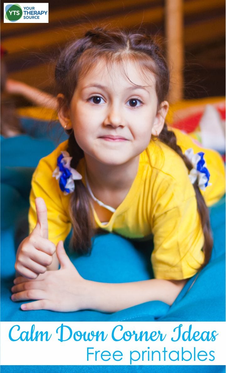 Do you want to create a space in your classroom or home to help children to calm down?  These 5 calm down corner ideas are all FREE to print to help your students take a break.