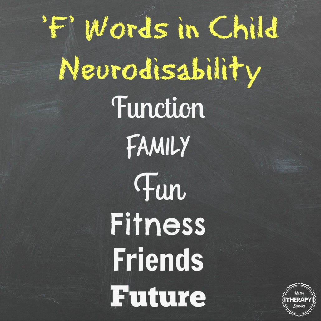 f words in child neurodisability