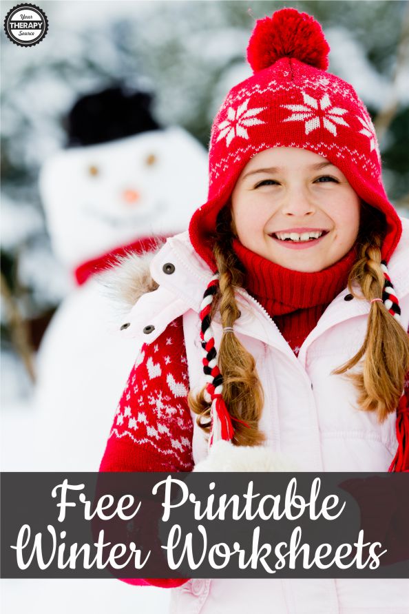 To celebrate our early Winter here are some free printable winter worksheets all with a snowman theme to practice fine motor, visual perceptual and handwriting skills. 