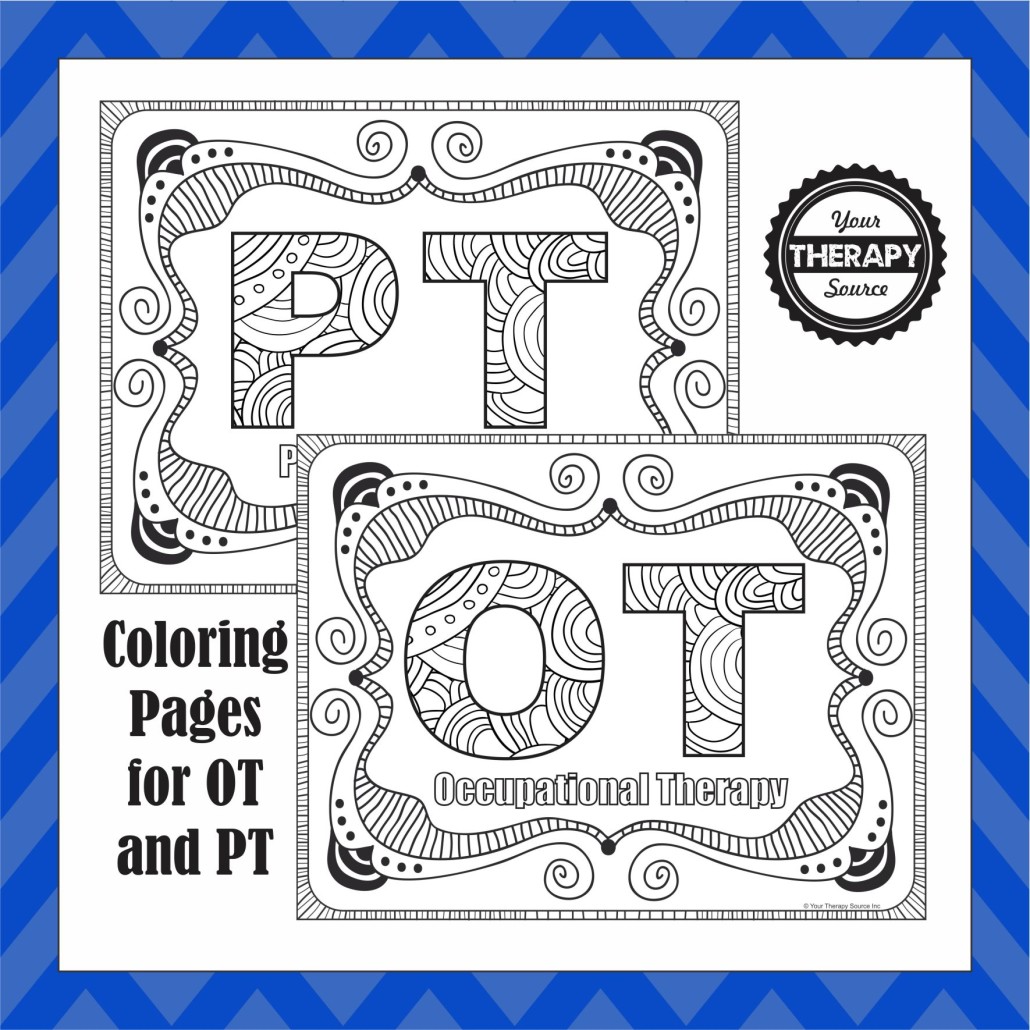 OT and PT Coloring Pages