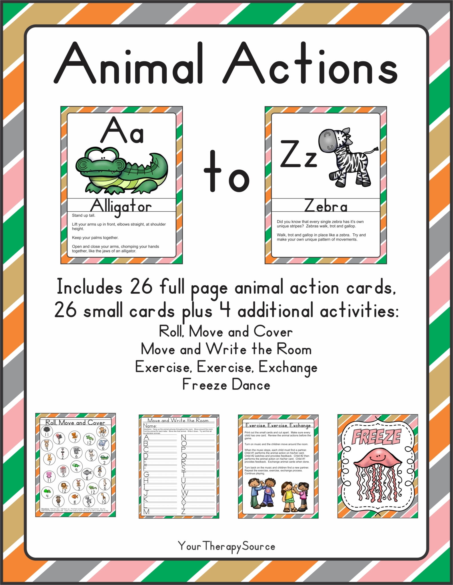Animal Actions A to Z