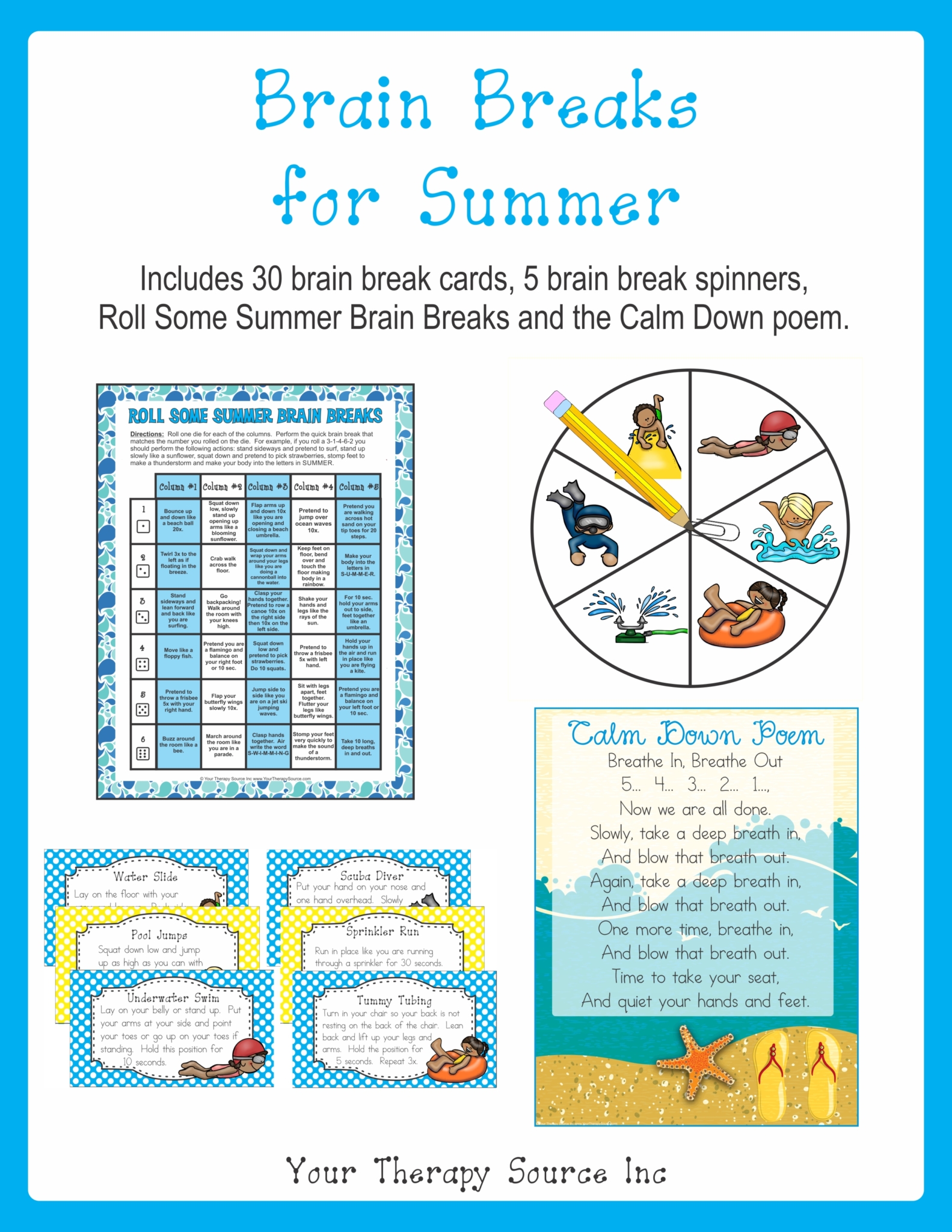 Brain Breaks for Summer