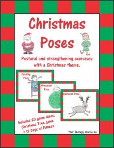 Christmas Poses - Postural and Strengthening Exercises with a Christmas Theme