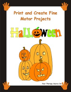 Print and Create Fine Motor Projects – Halloween