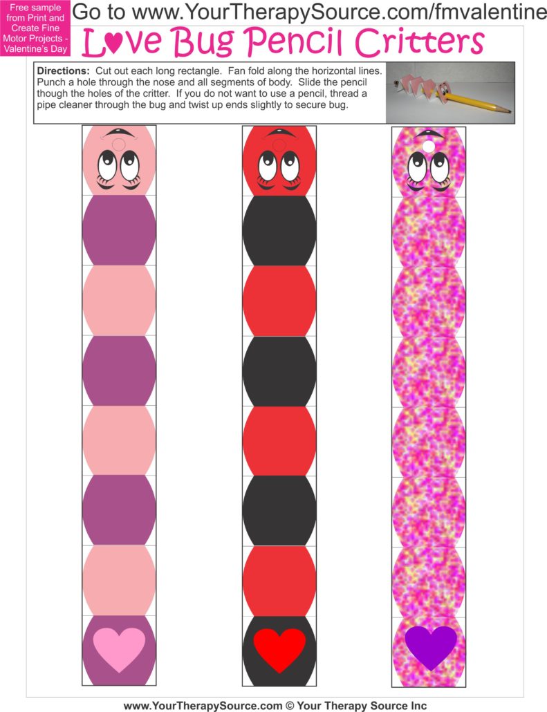 Download sample page from Print and Create Valentine's Day