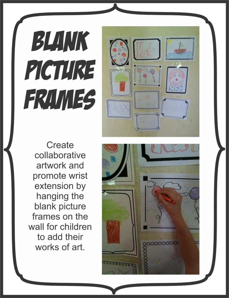 Blank Picture Frames