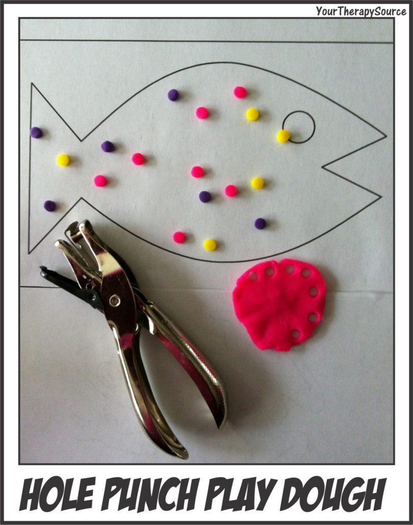 Hole Punch Play Dough