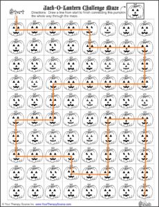 Get free Jack-O-Lantern Challenge Maze