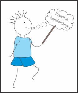 Handwriting Practice - Speech Bubbles