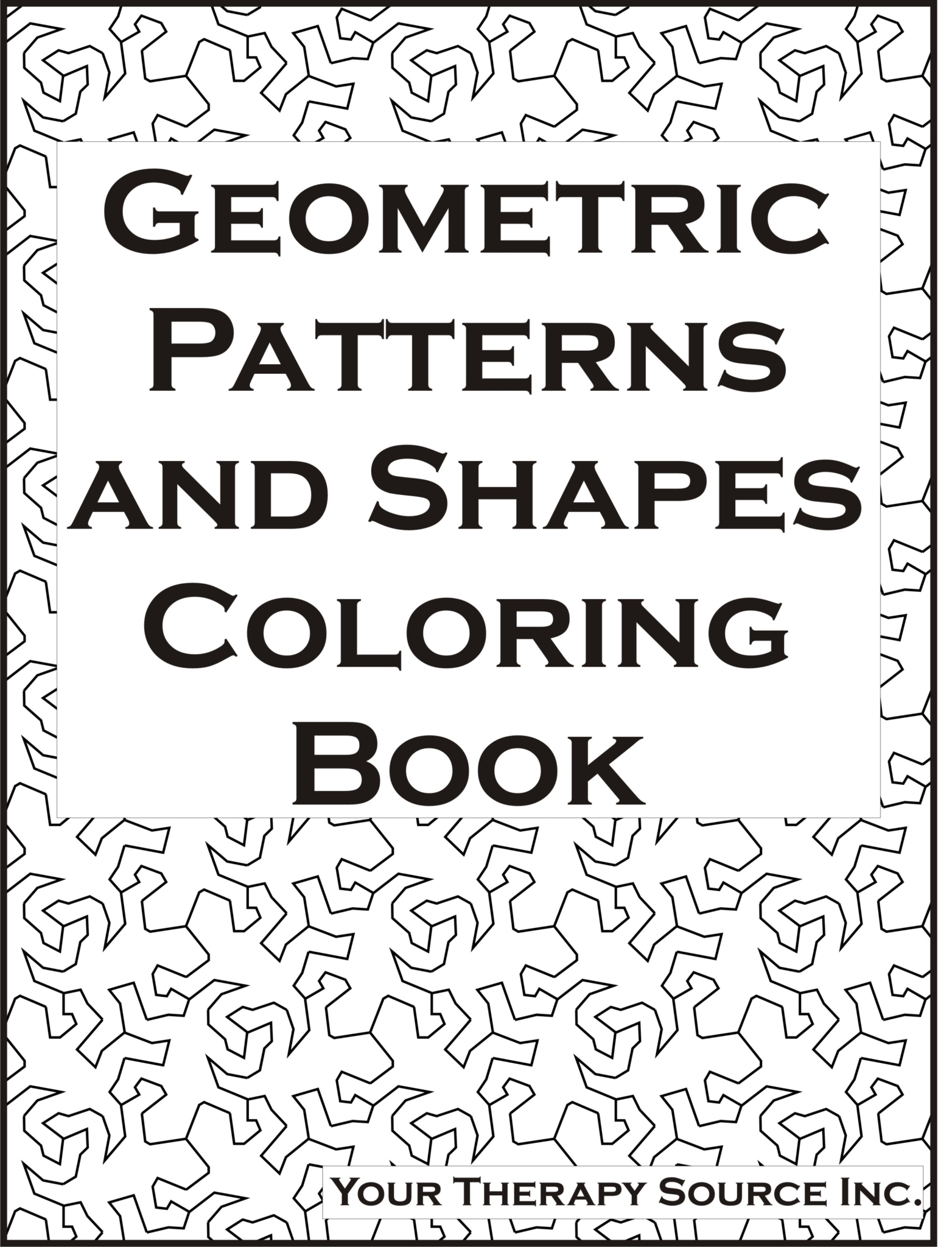Geometric Patterns and Shapes Coloring Book