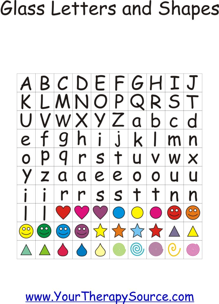 Glass Stone Letters