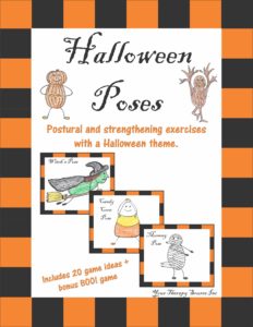 Halloween Poses - Postural and Strengthening Exercises with a Halloween Theme