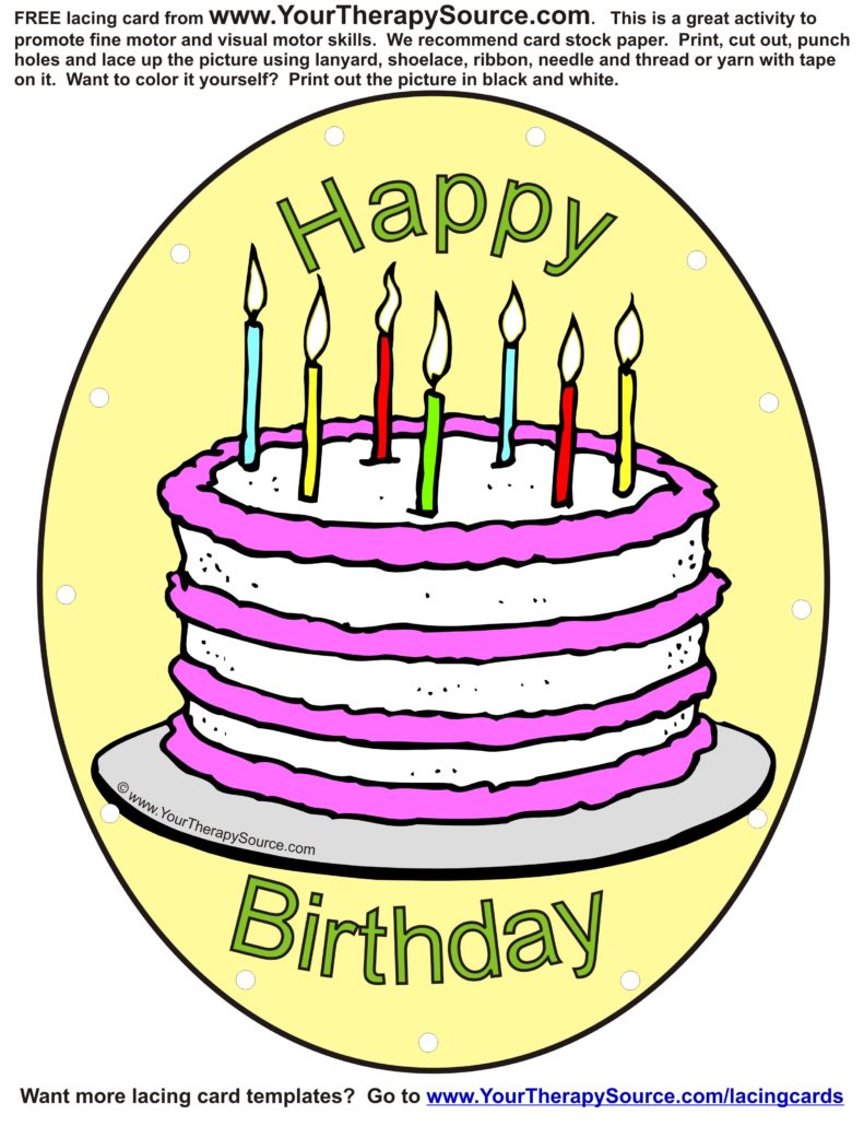 Lacing Card free Sample