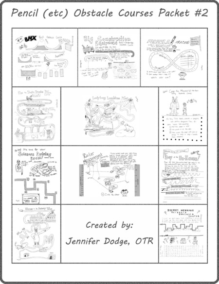 Pencil (Etc) Obstacle Courses Packet 2