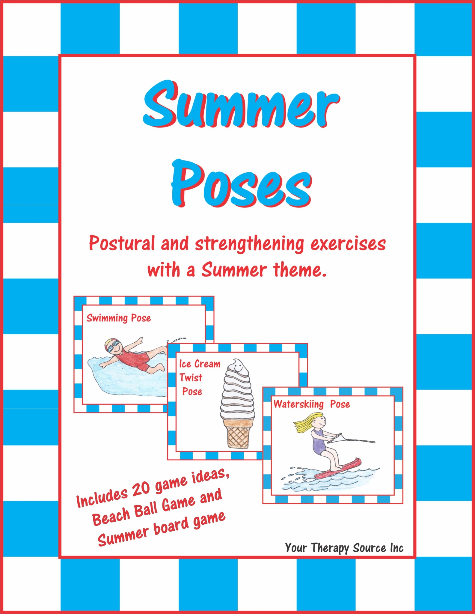 Summer Poses - Postural and Strengthening Exercises with a Summer Theme
