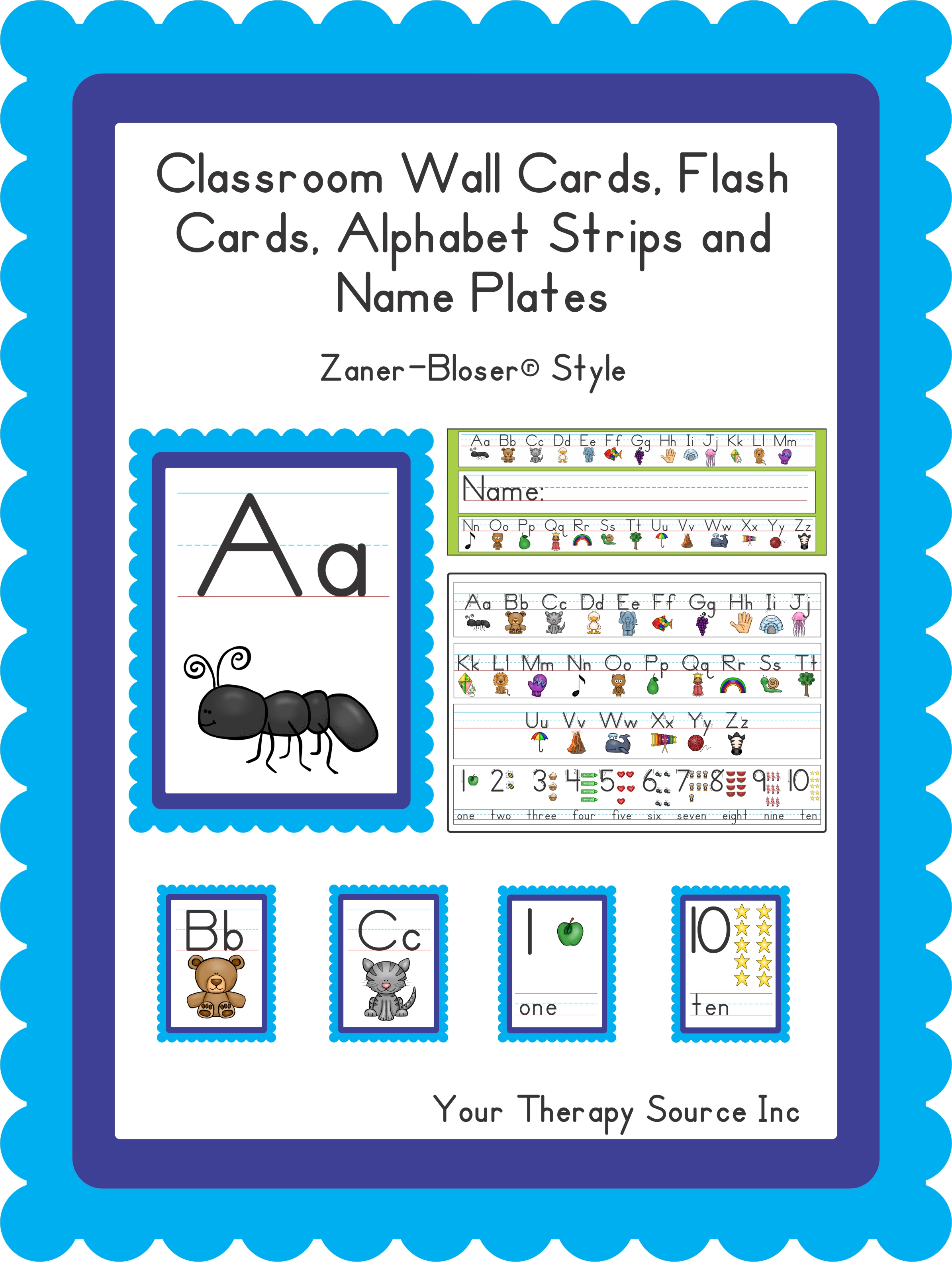 flash cards alphabet