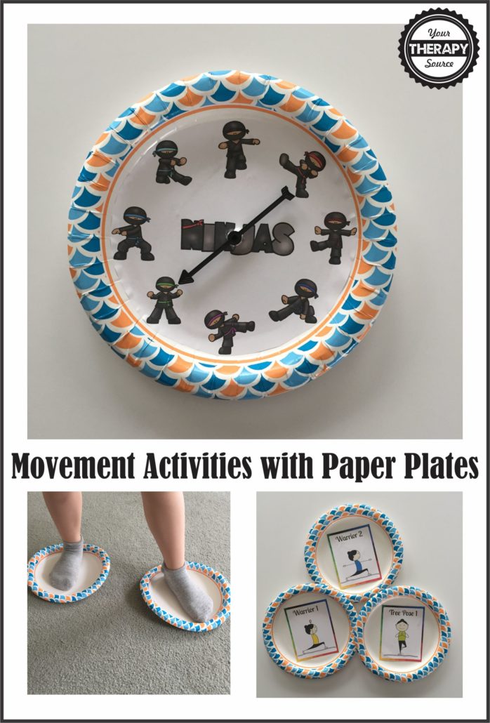 3 Movement Activities with Paper Plates