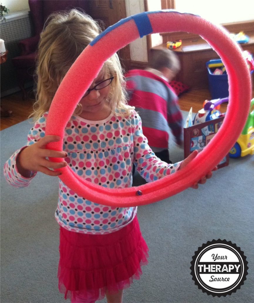 Visual tracking pool noodle