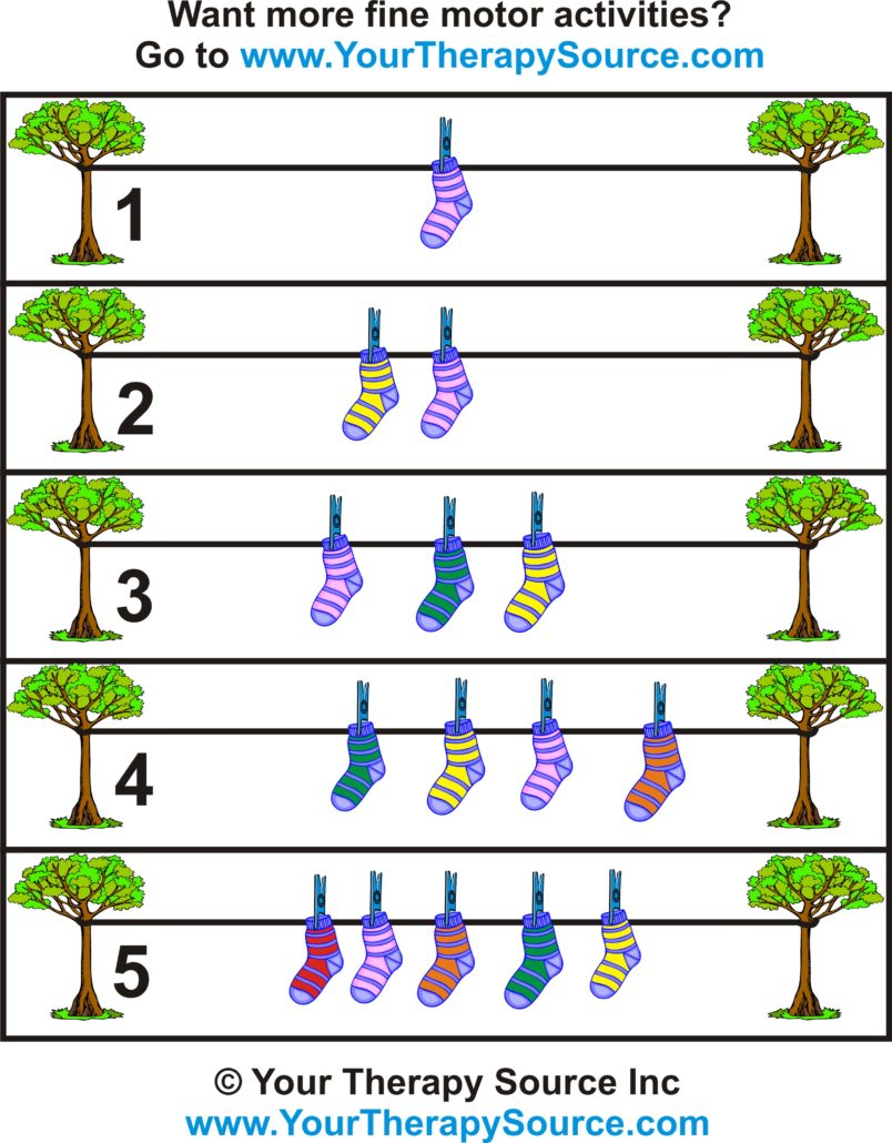 Clothes Line Numbers