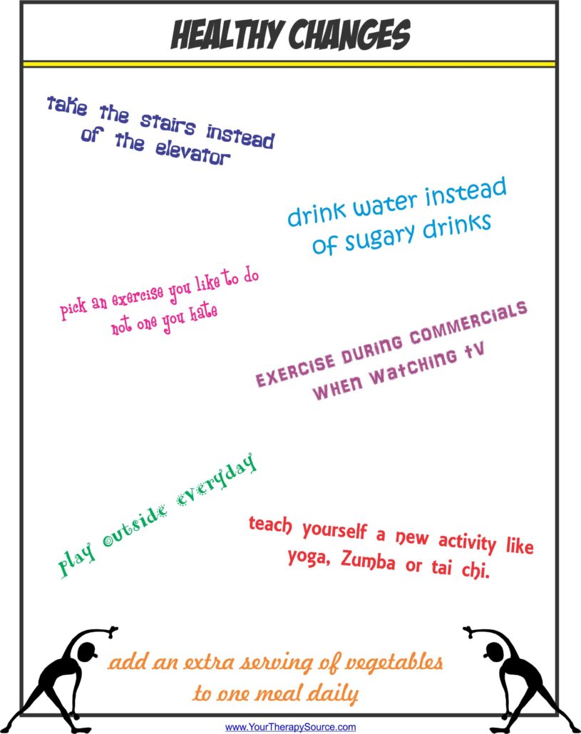 free healthy changes poster